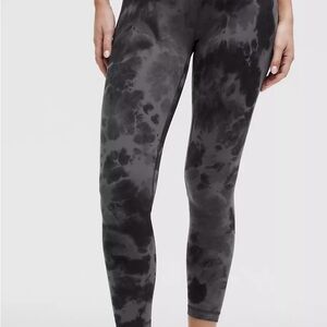 lululemon Align'™ High-Rise Pant 25" Size 6 - Diamond Dye Pitch Grey Graphite